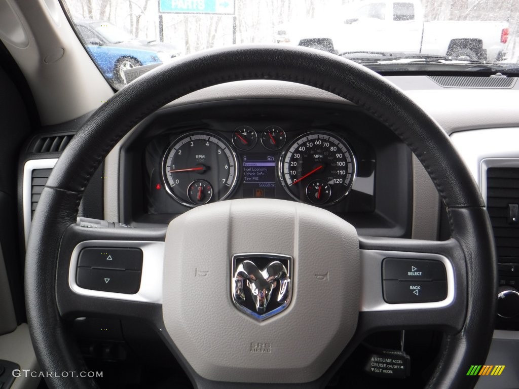 2010 Ram 1500 Big Horn Crew Cab 4x4 - Cool Vanilla / Dark Slate/Medium Graystone photo #30