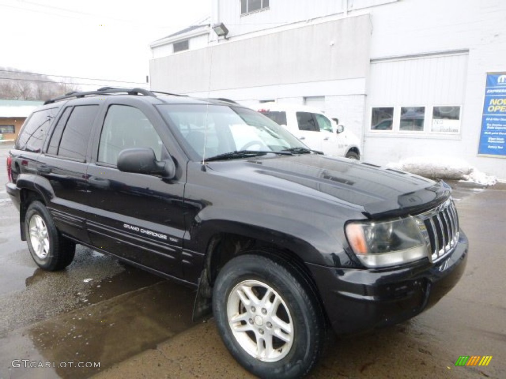 2004 Grand Cherokee Laredo 4x4 - Brillant Black Crystal Pearl / Dark Slate Gray photo #12