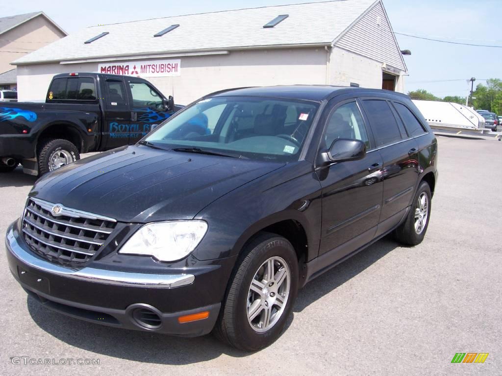 2007 Pacifica Touring - Brilliant Black / Pastel Slate Gray photo #1