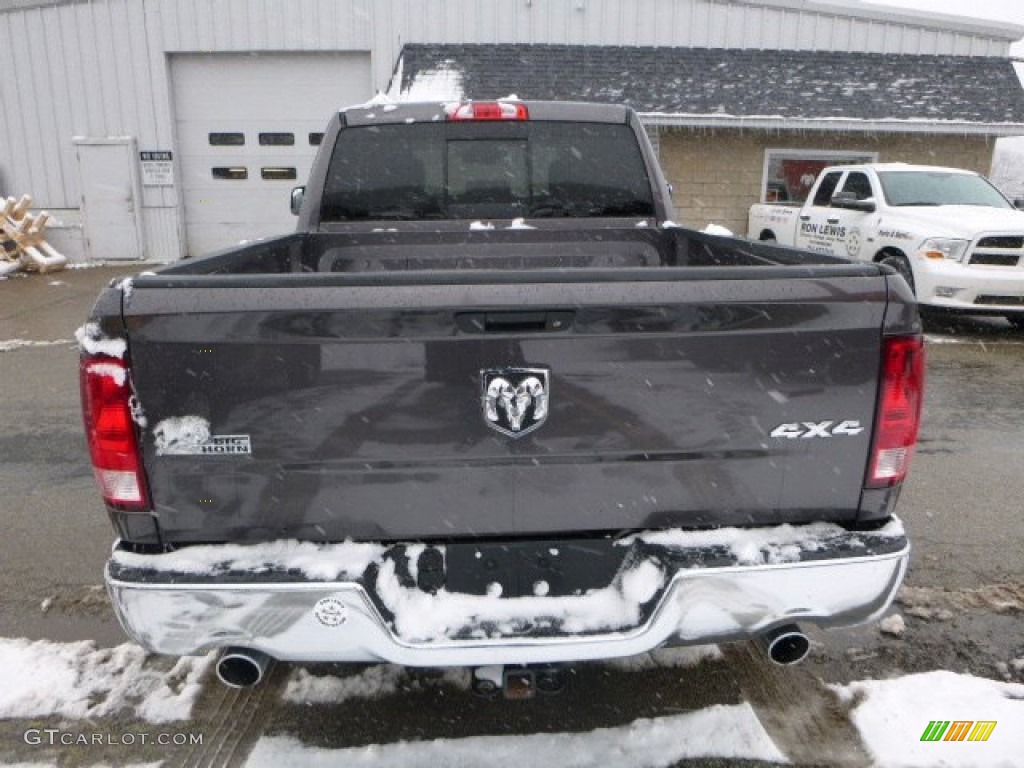 2015 1500 SLT Quad Cab 4x4 - Granite Crystal Metallic / Black/Diesel Gray photo #7