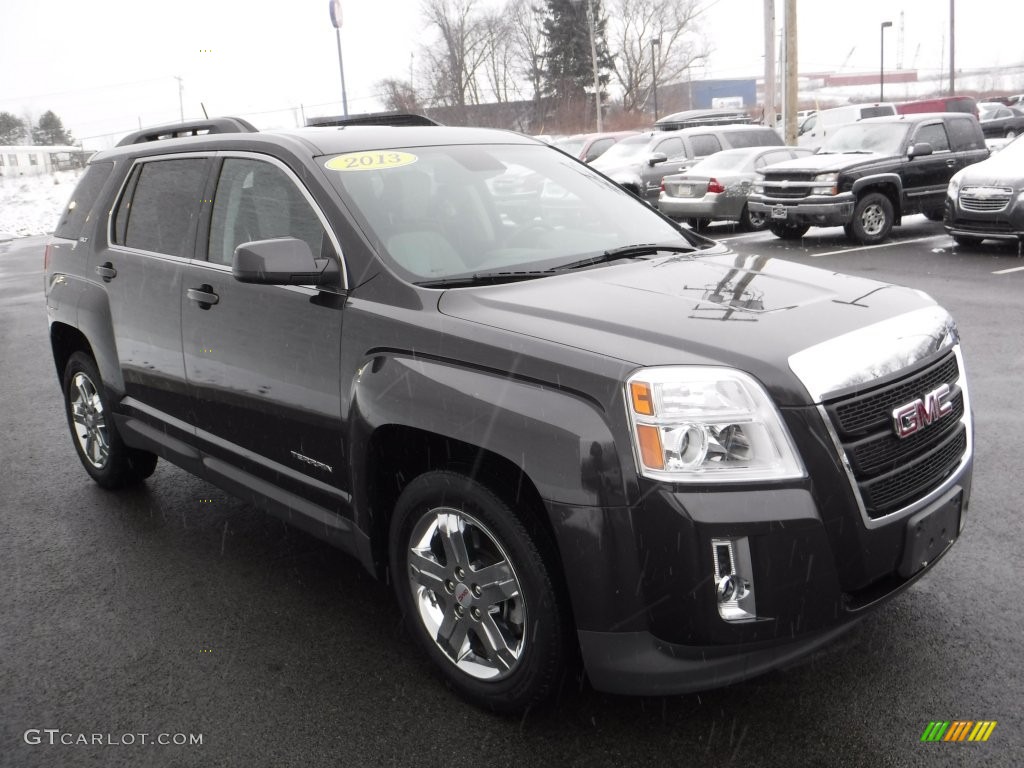 Ashen Gray Metallic 2013 GMC Terrain SLT AWD Exterior Photo #110717182