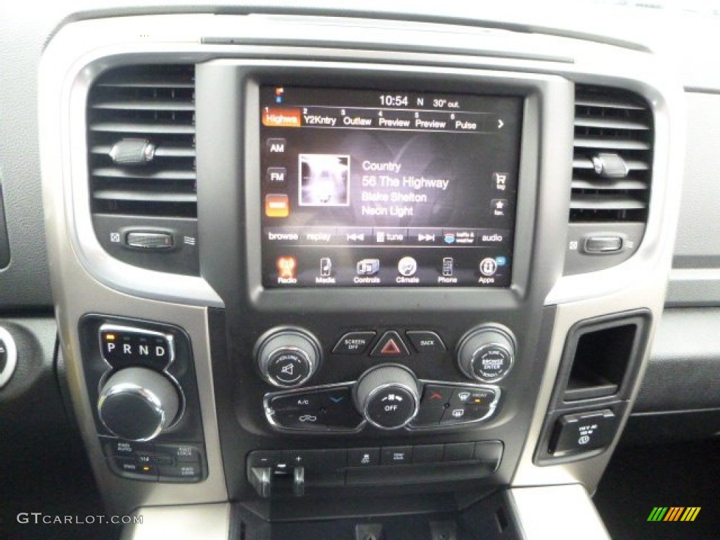 2015 1500 SLT Quad Cab 4x4 - Granite Crystal Metallic / Black/Diesel Gray photo #17