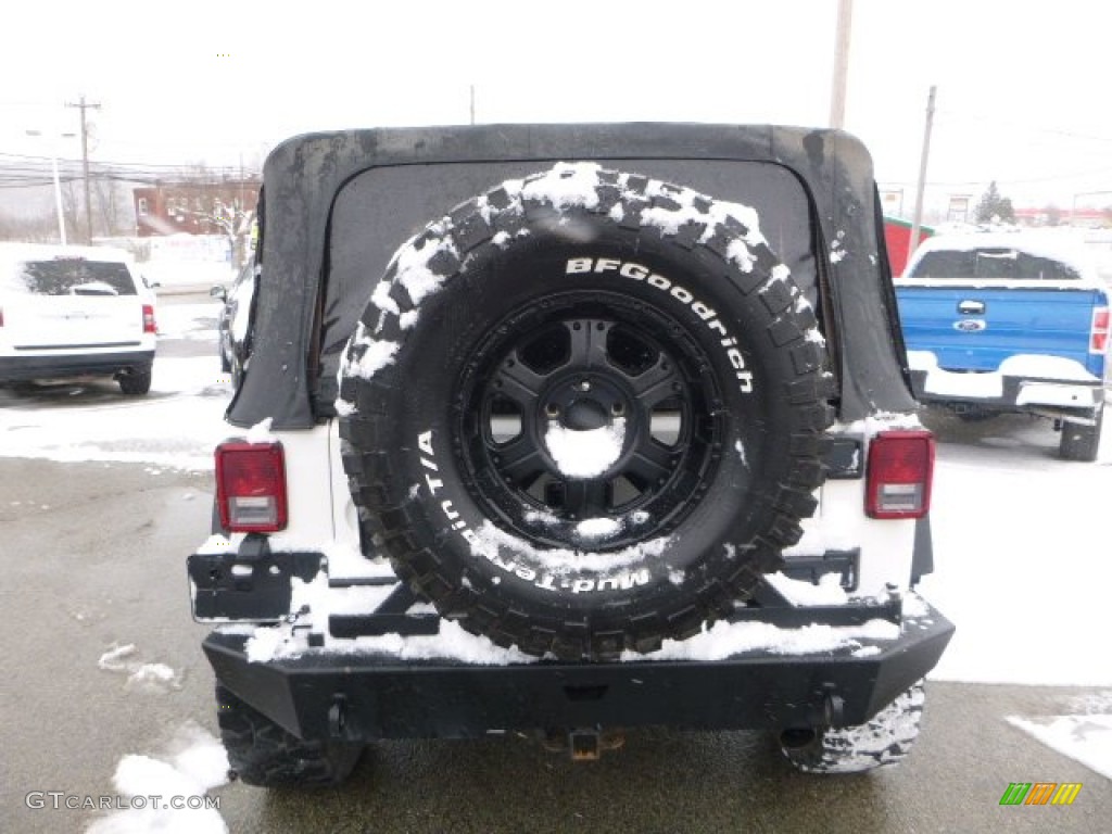 2009 Wrangler Rubicon 4x4 - Stone White / Dark Slate Gray/Medium Slate Gray photo #5