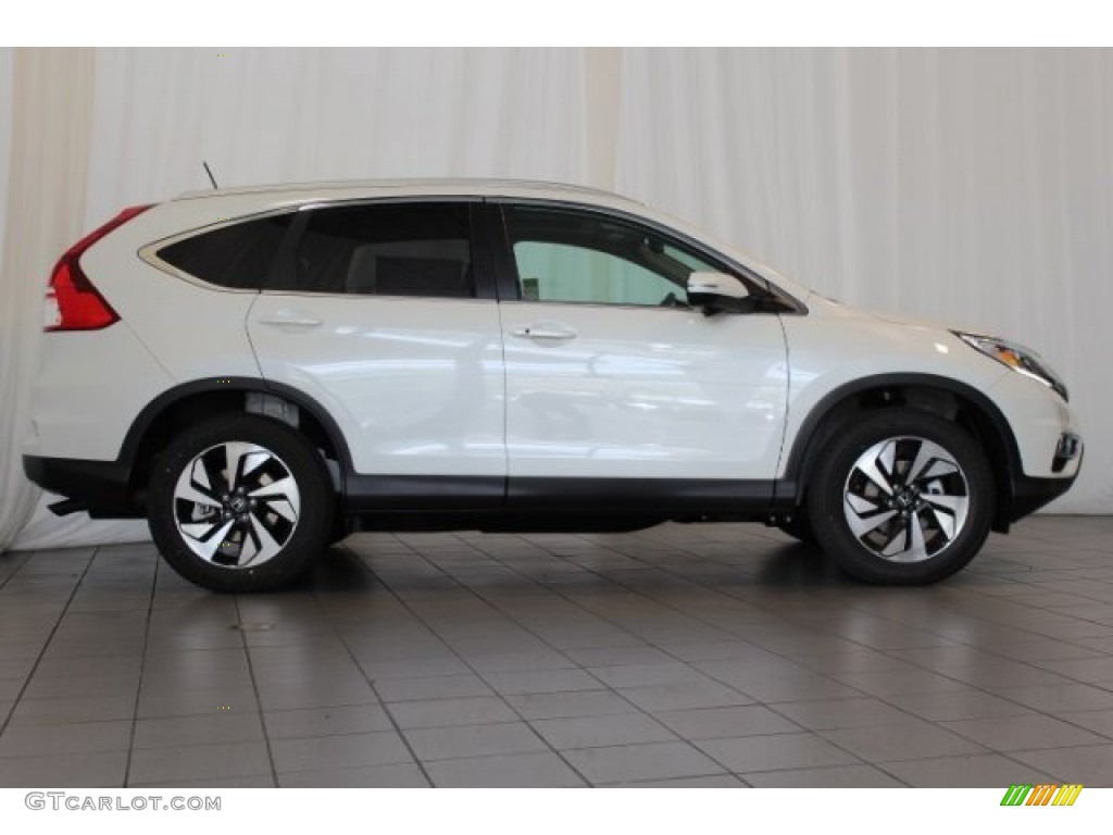 2016 CR-V Touring - White Diamond Pearl / Beige photo #3