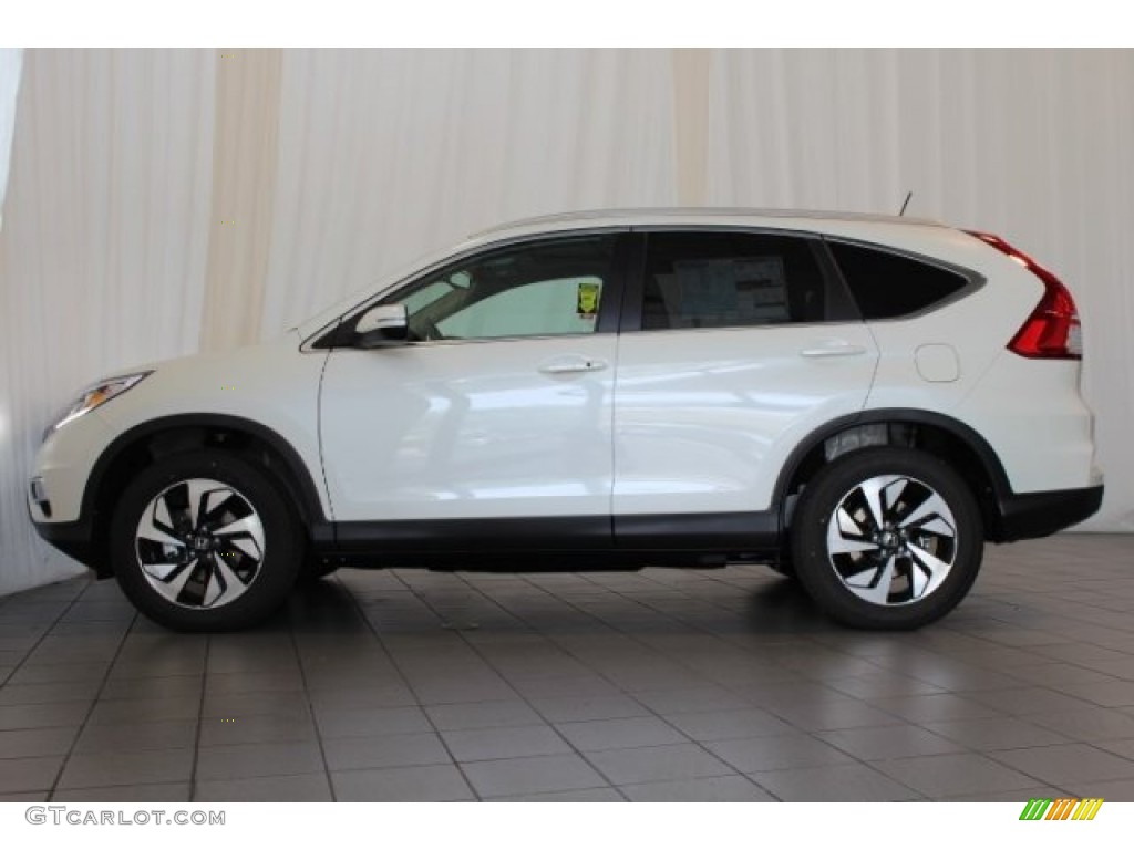 2016 CR-V Touring - White Diamond Pearl / Beige photo #5