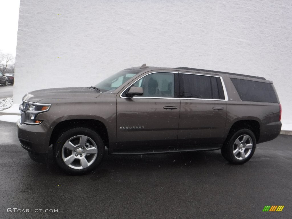 2016 Suburban LS 4WD - Brownstone Metallic / Jet Black photo #2