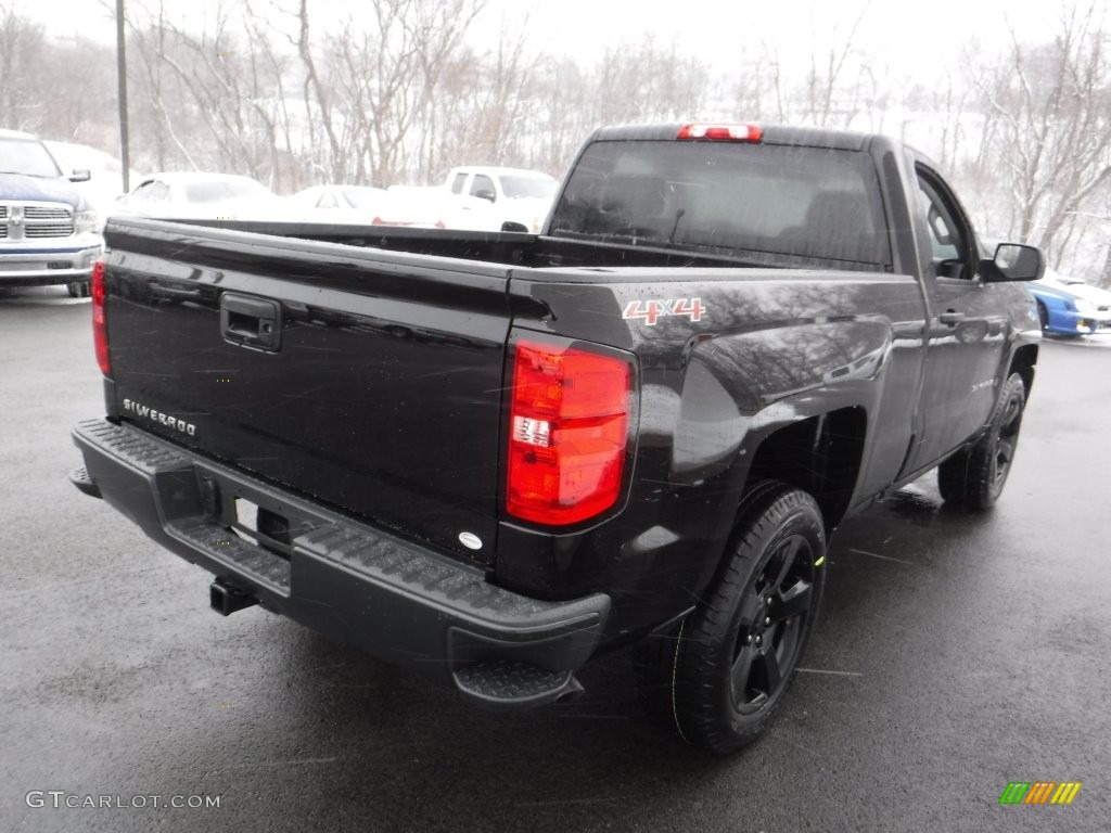 2016 Silverado 1500 WT Regular Cab 4x4 - Black / Dark Ash/Jet Black photo #6