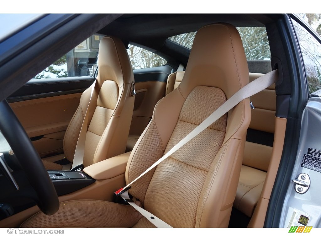 2015 911 Turbo S Coupe - GT Silver Metallic / Espresso/Cognac Natural Leather photo #14