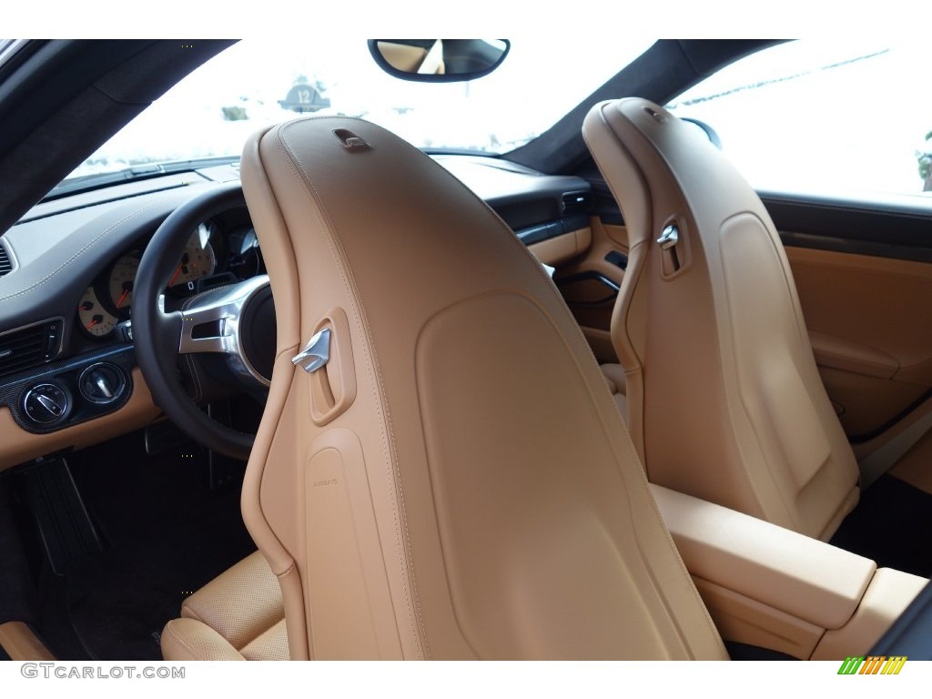 2015 911 Turbo S Coupe - GT Silver Metallic / Espresso/Cognac Natural Leather photo #16