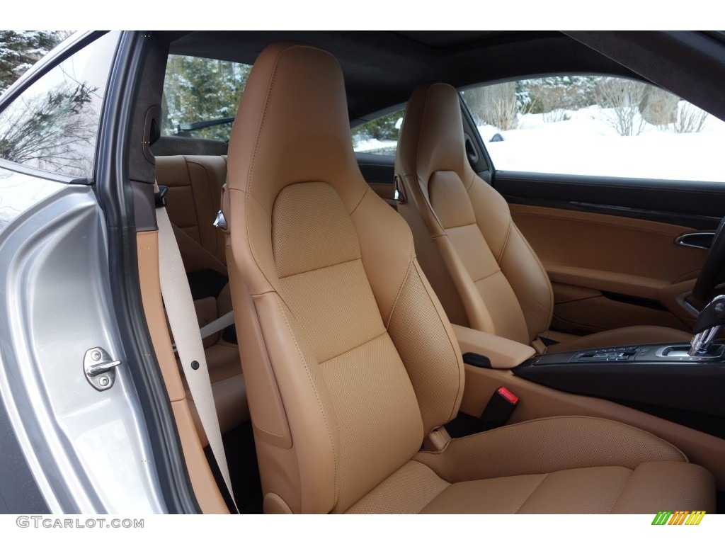 2015 911 Turbo S Coupe - GT Silver Metallic / Espresso/Cognac Natural Leather photo #19