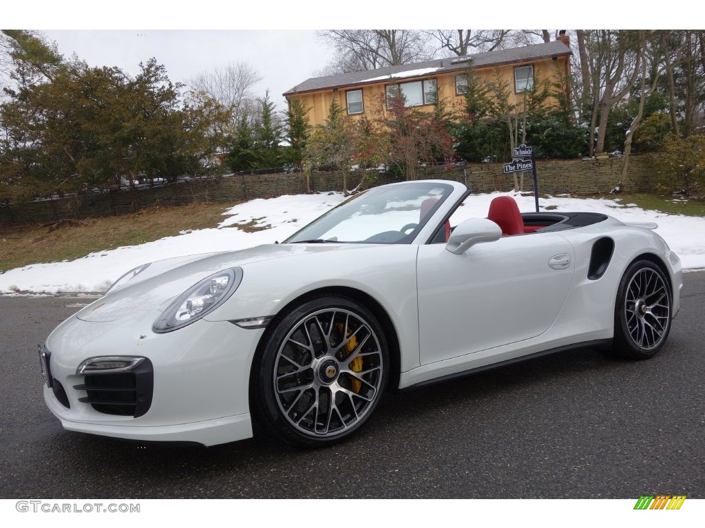 White 2014 Porsche 911 Turbo S Cabriolet Exterior Photo #110721436