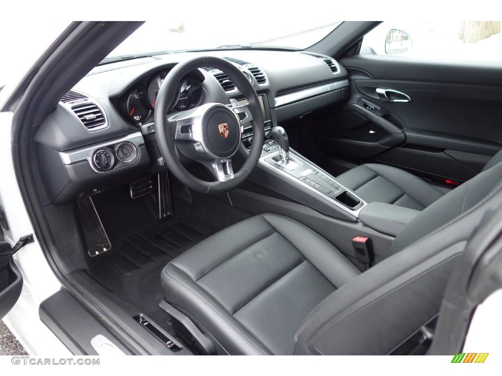 Black Interior 2014 Porsche Cayman S Photo #110722660