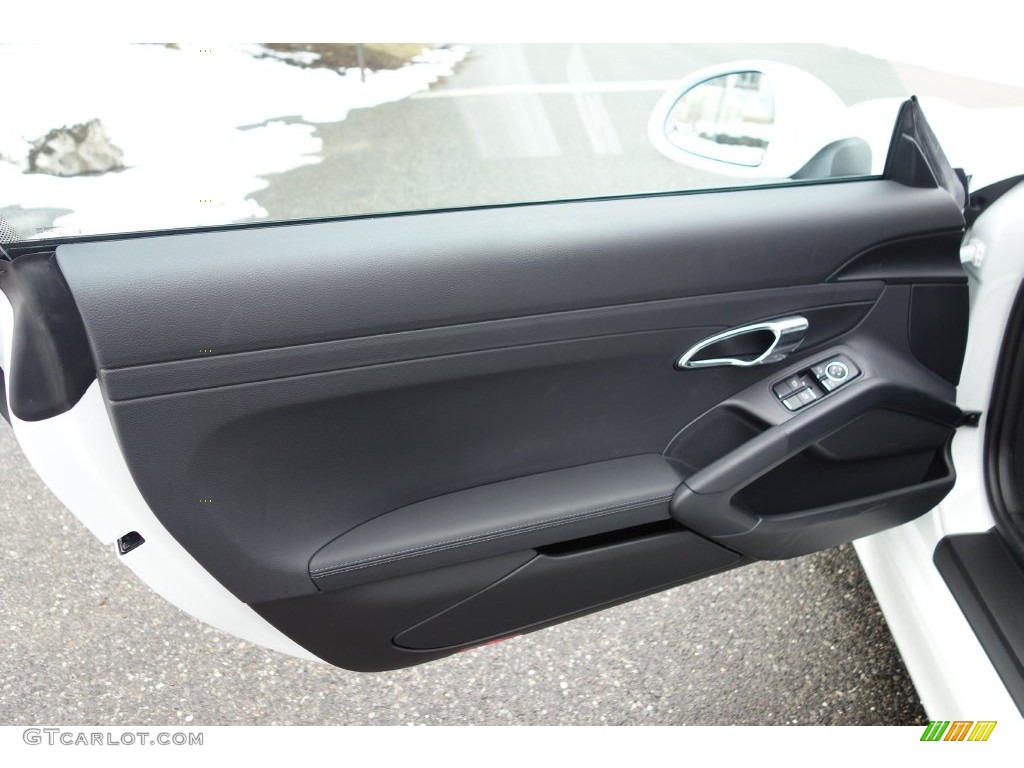 2014 Porsche Cayman S Black Door Panel Photo #110722687