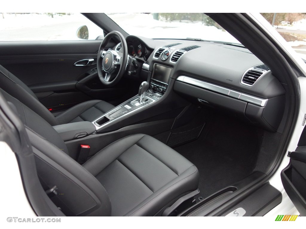 2014 Porsche Cayman S Black Dashboard Photo #110722705
