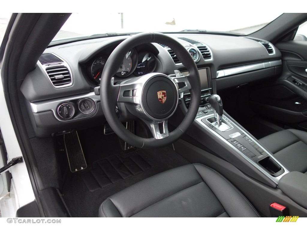 2014 Porsche Cayman S Black Dashboard Photo #110722795