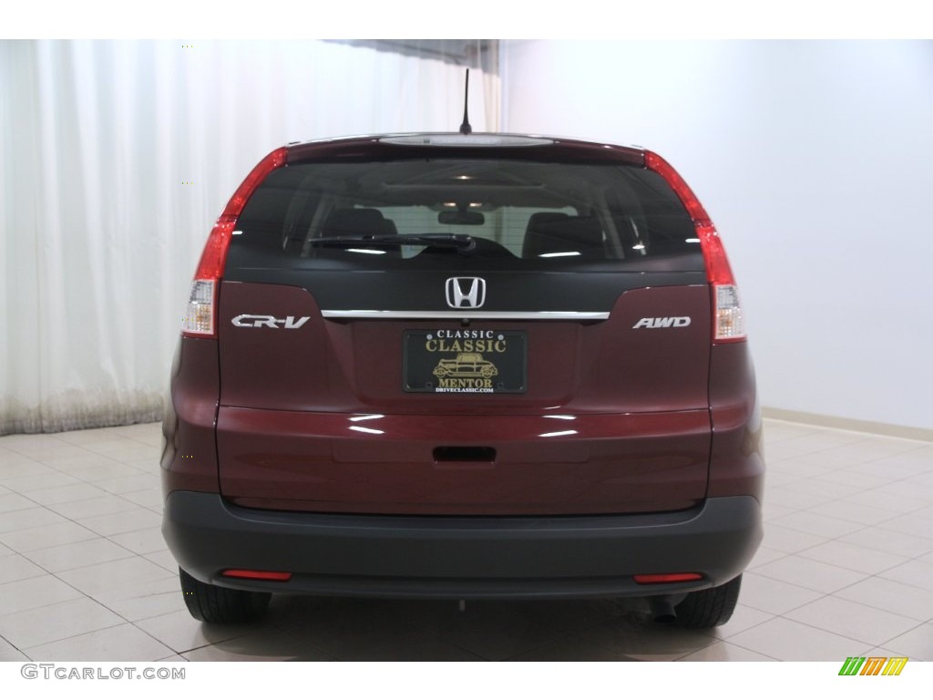 2014 CR-V EX AWD - Basque Red Pearl II / Gray photo #17