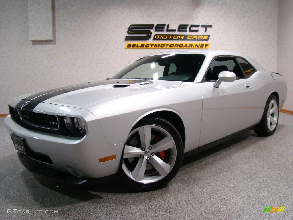 2008 Challenger SRT8 - Bright Silver Metallic / Dark Slate Gray photo #1