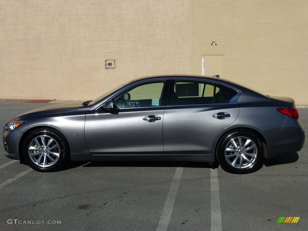 Graphite Shadow 2015 Infiniti Q50 3.7 Exterior Photo #110725684