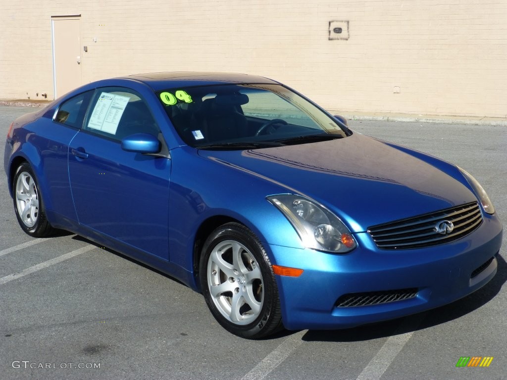 Caribbean Blue 2004 Infiniti G 35 Coupe Exterior Photo #110727400