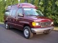 Dark Toreador Red Metallic 2006 Ford E Series Van E250 Passenger Conversion