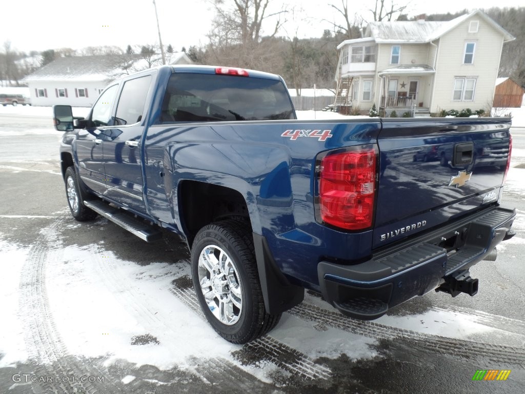 Deep Ocean Blue Metallic 2016 Chevrolet Silverado 2500HD High Country Crew Cab 4x4 Exterior Photo #110730505