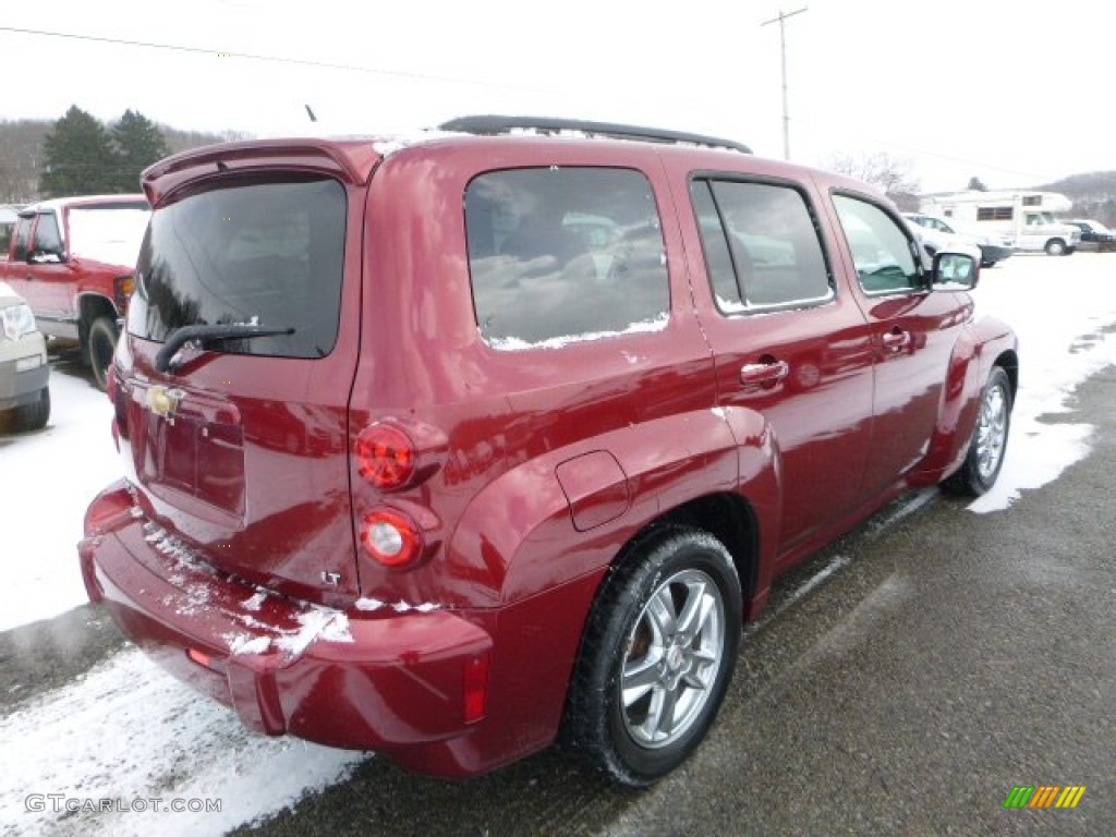 2008 HHR LT - Cardinal Red Metallic / Cashmere Beige photo #8