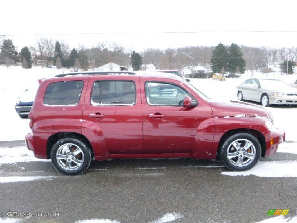 2008 HHR LT - Cardinal Red Metallic / Cashmere Beige photo #9