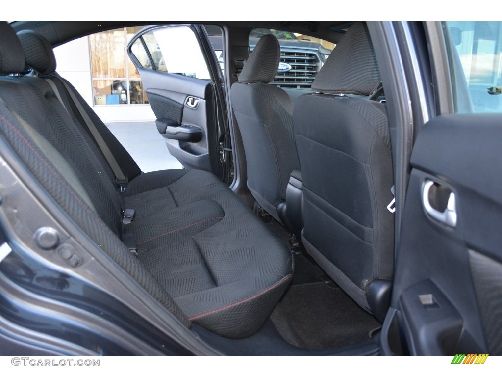 2013 Civic Si Sedan - Polished Metal Metallic / Black photo #15