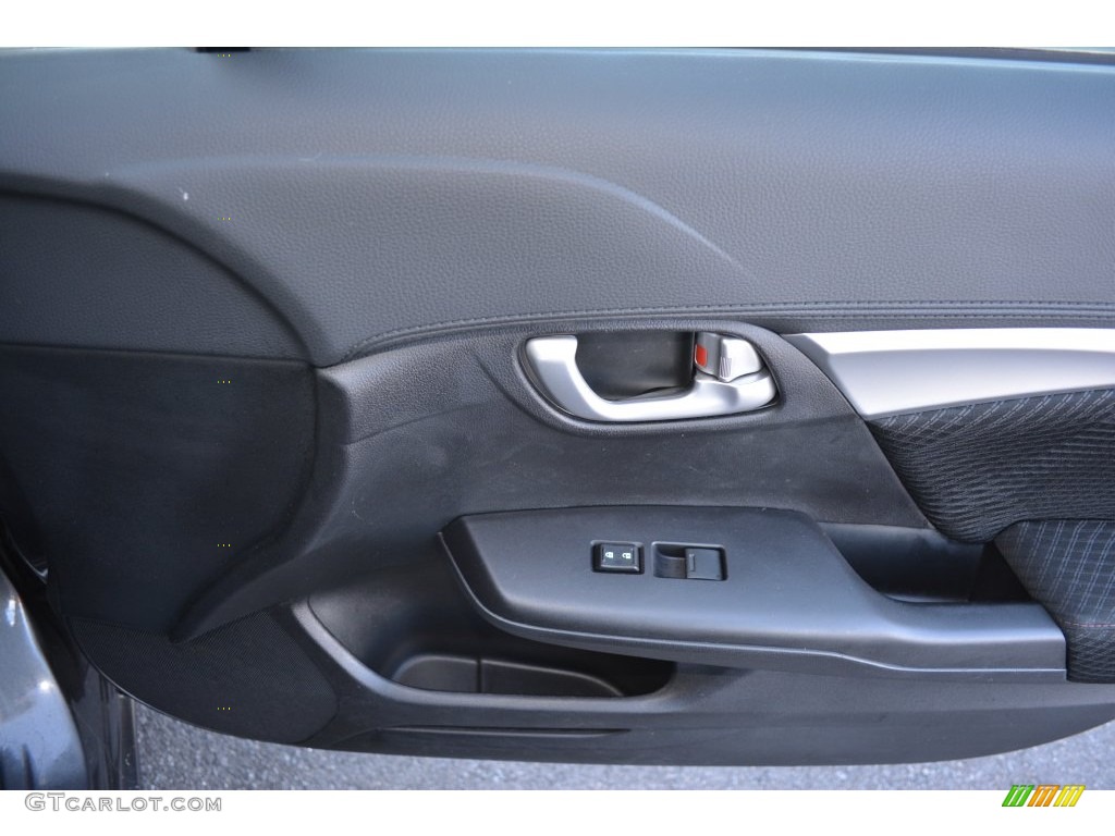 2013 Civic Si Sedan - Polished Metal Metallic / Black photo #16
