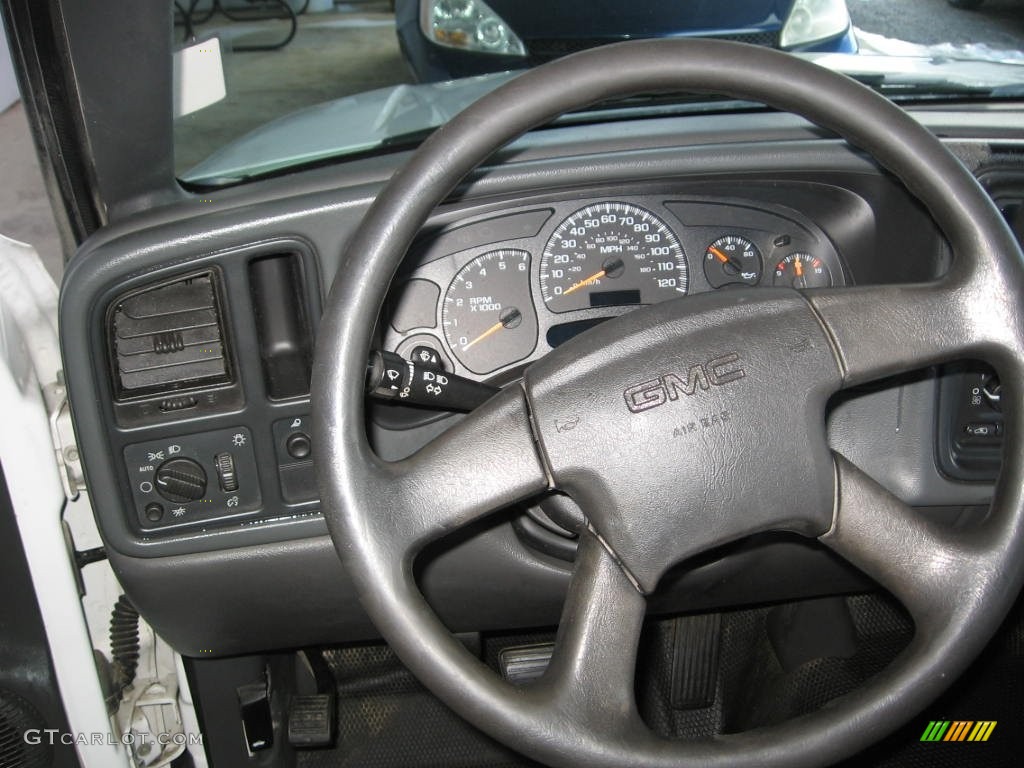 2005 Sierra 1500 Work Truck Regular Cab - Summit White / Dark Pewter photo #9