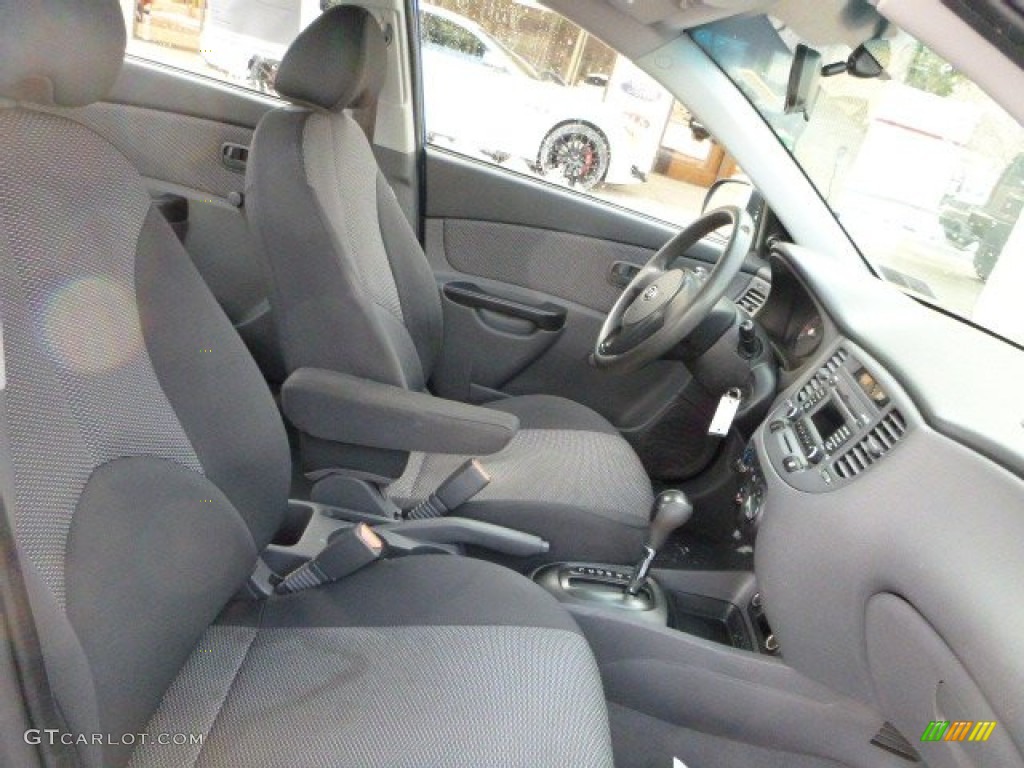 2010 Rio LX Sedan - Sapphire Blue / Gray photo #5