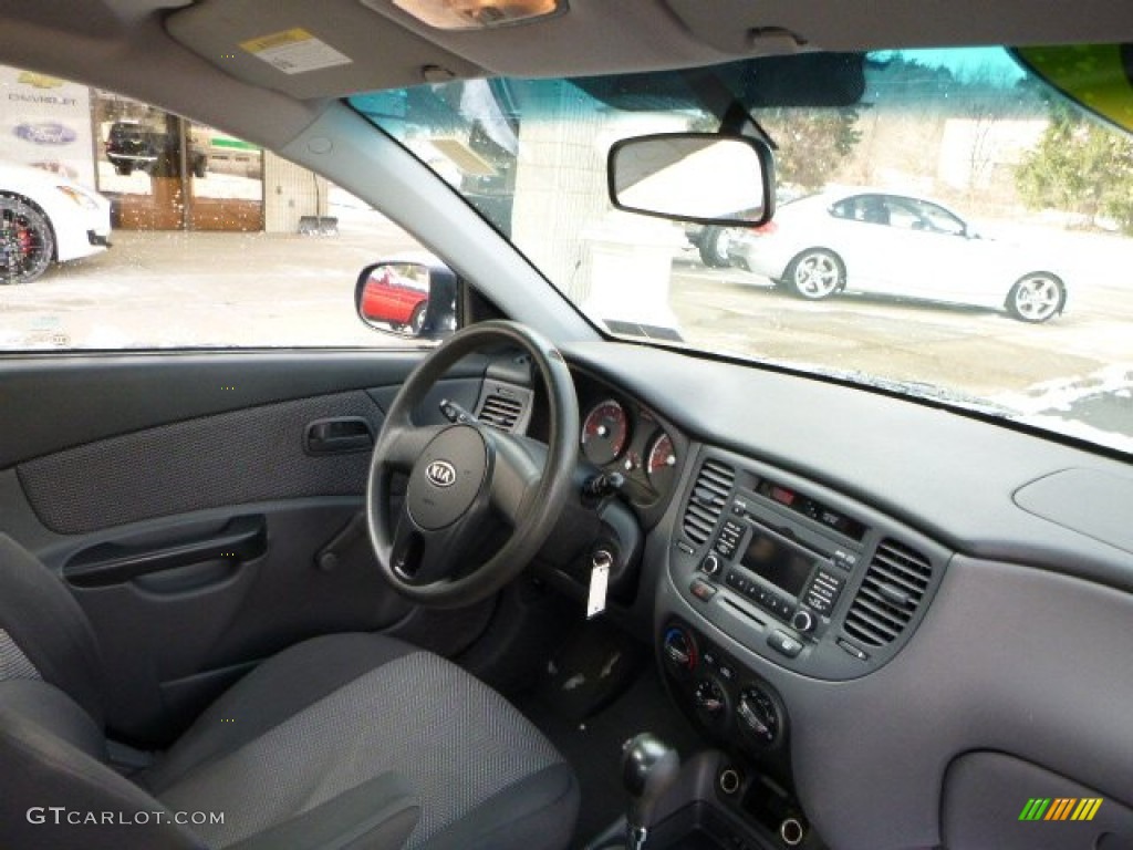 2010 Rio LX Sedan - Sapphire Blue / Gray photo #6