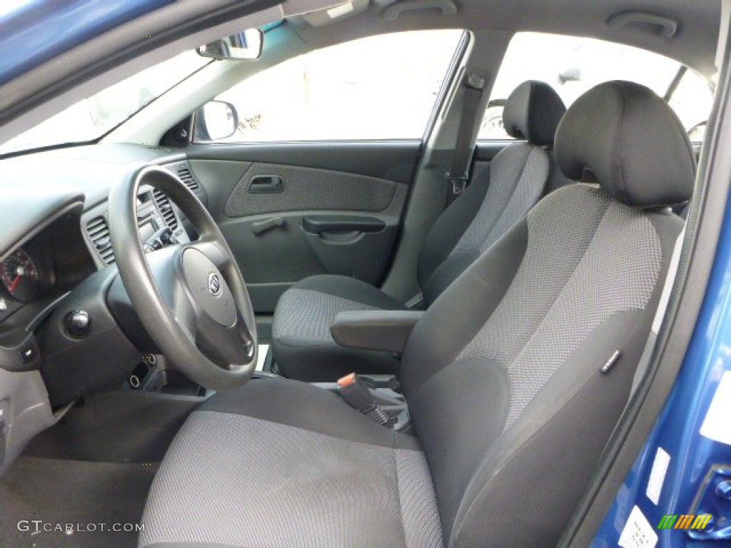 2010 Rio LX Sedan - Sapphire Blue / Gray photo #13