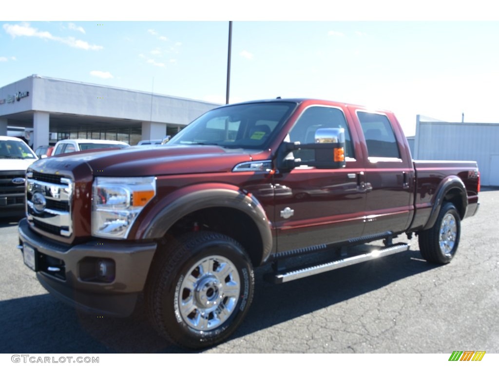 2016 F250 Super Duty King Ranch Crew Cab 4x4 - Bronze Fire Metallic / King Ranch Mesa/Adobe photo #3