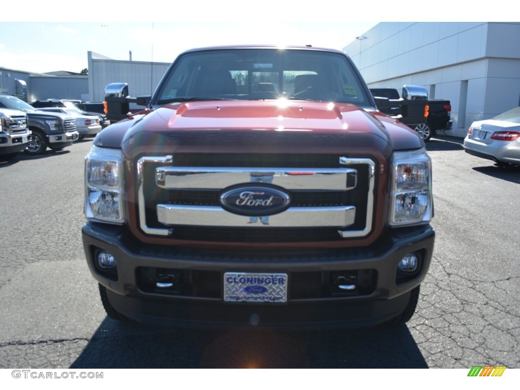 2016 F250 Super Duty King Ranch Crew Cab 4x4 - Bronze Fire Metallic / King Ranch Mesa/Adobe photo #4