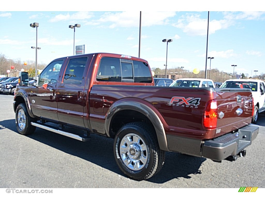 2016 F250 Super Duty King Ranch Crew Cab 4x4 - Bronze Fire Metallic / King Ranch Mesa/Adobe photo #25