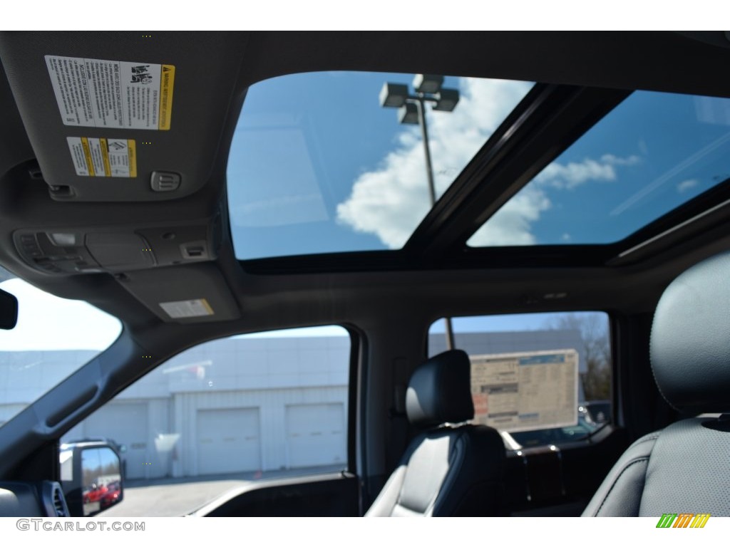 2016 F150 Lariat SuperCrew 4x4 - White Platinum / Black photo #9