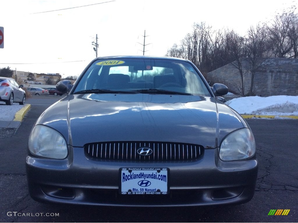 2001 Sonata GLS V6 - Gray Metallic / Gray photo #2
