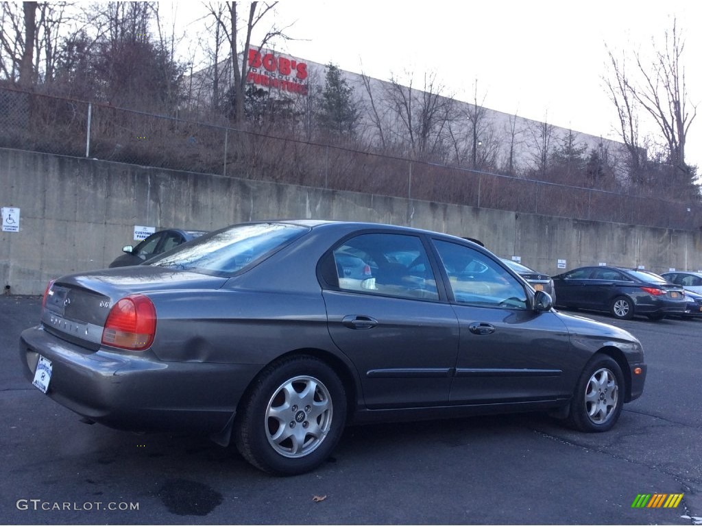 2001 Sonata GLS V6 - Gray Metallic / Gray photo #4