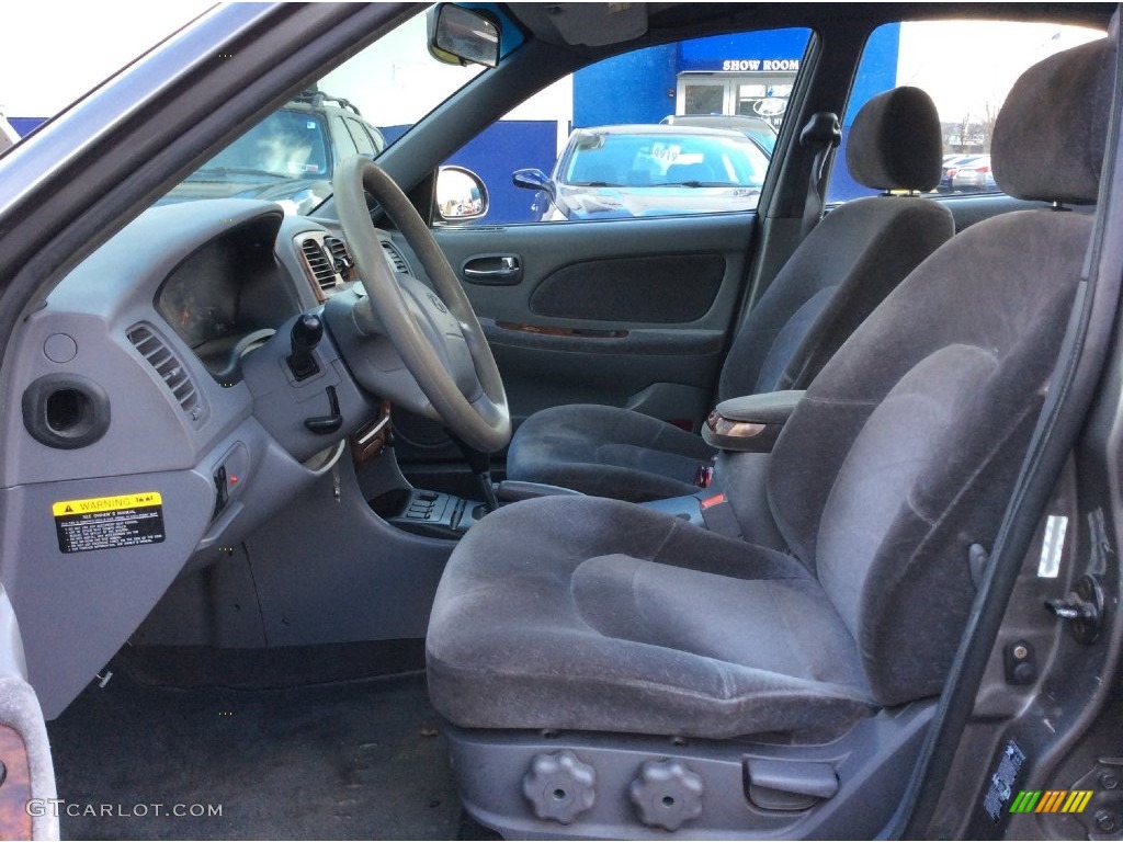 2001 Hyundai Sonata GLS V6 Interior Color Photos