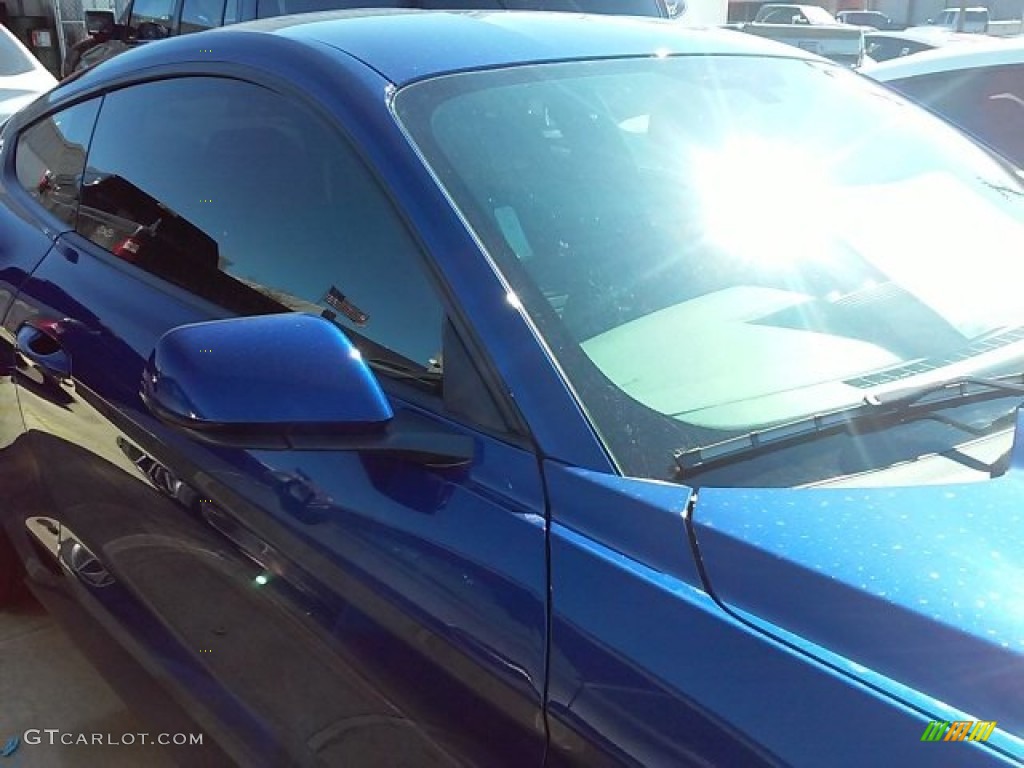 2016 Mustang EcoBoost Coupe - Deep Impact Blue Metallic / Ebony photo #4