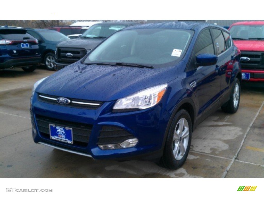 2016 Escape SE - Deep Impact Blue Metallic / Charcoal Black photo #6