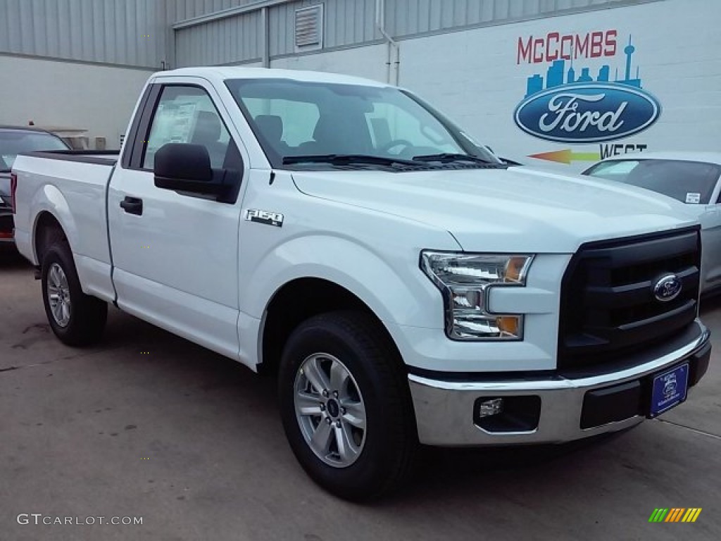 2016 F150 XL Regular Cab - Oxford White / Medium Earth Gray photo #1