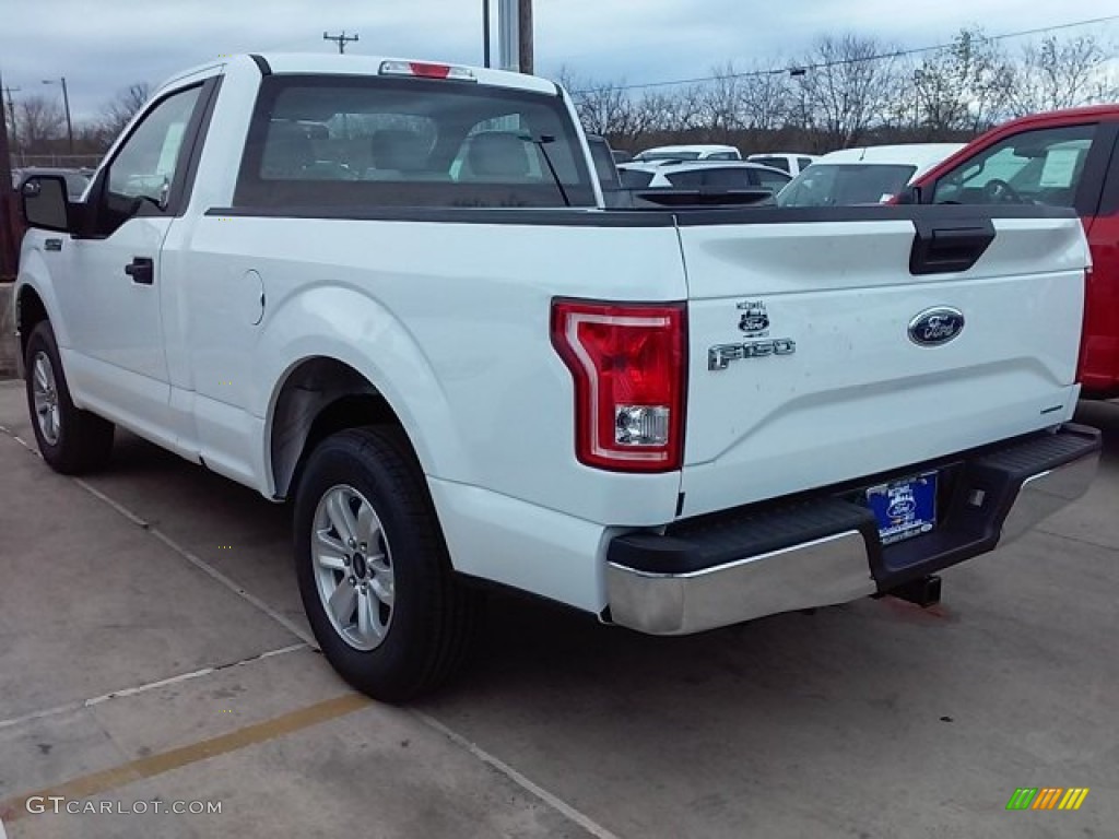 2016 F150 XL Regular Cab - Oxford White / Medium Earth Gray photo #8