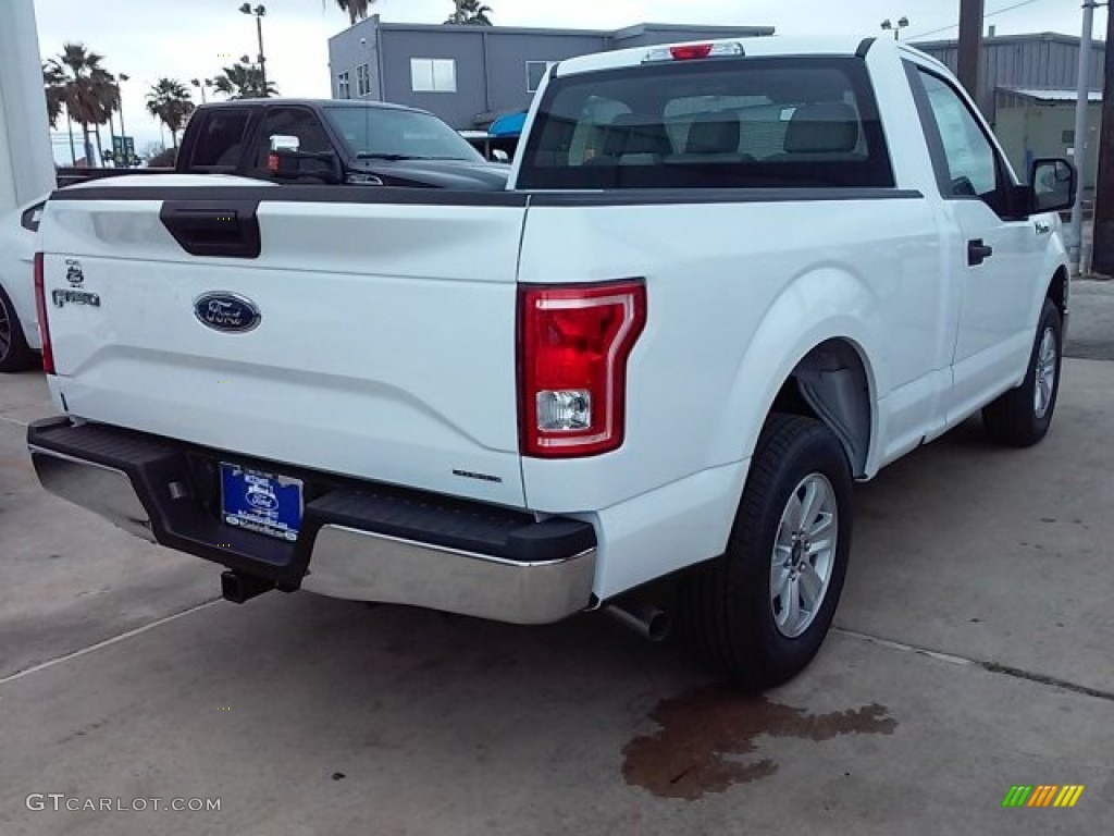 2016 F150 XL Regular Cab - Oxford White / Medium Earth Gray photo #9