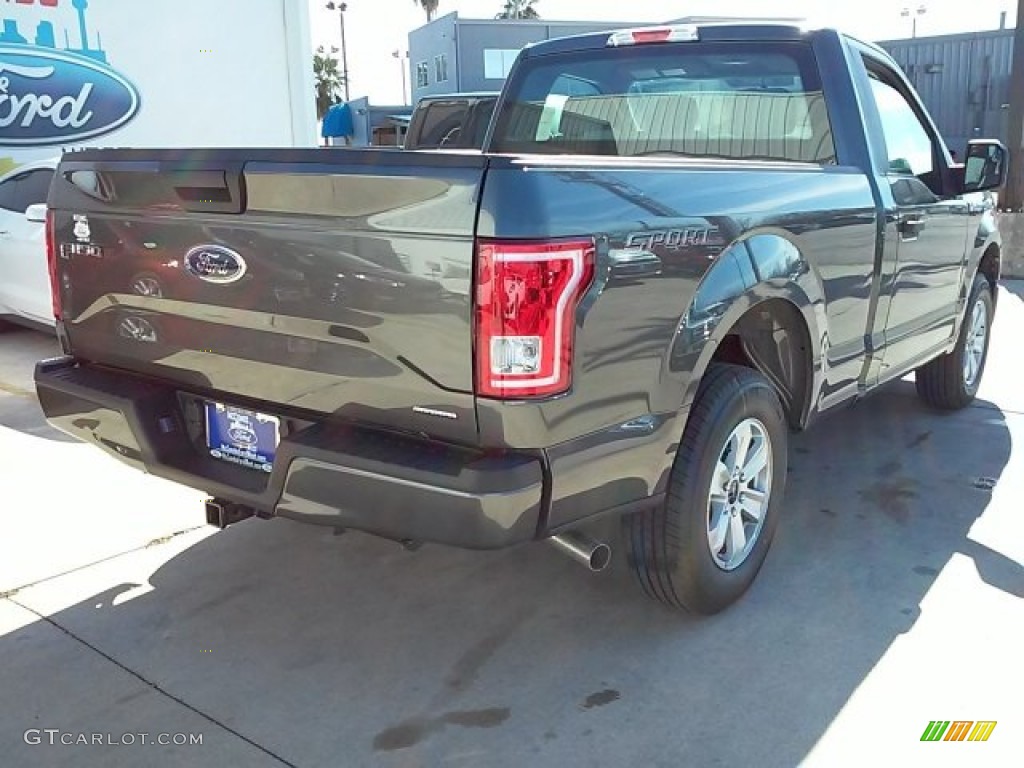 2016 F150 XL Regular Cab - Magnetic / Medium Earth Gray photo #7