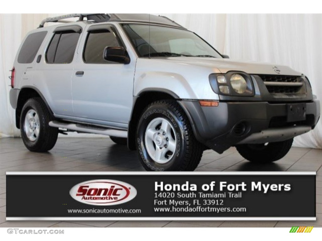 2003 Xterra XE V6 - Silver Ice Metallic / Gray photo #1