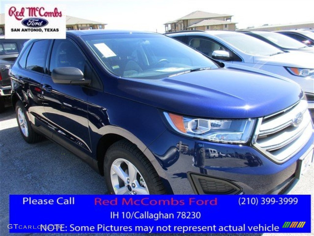 Kona Blue Ford Edge