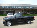 Black 2007 Ford Ranger XLT Regular Cab