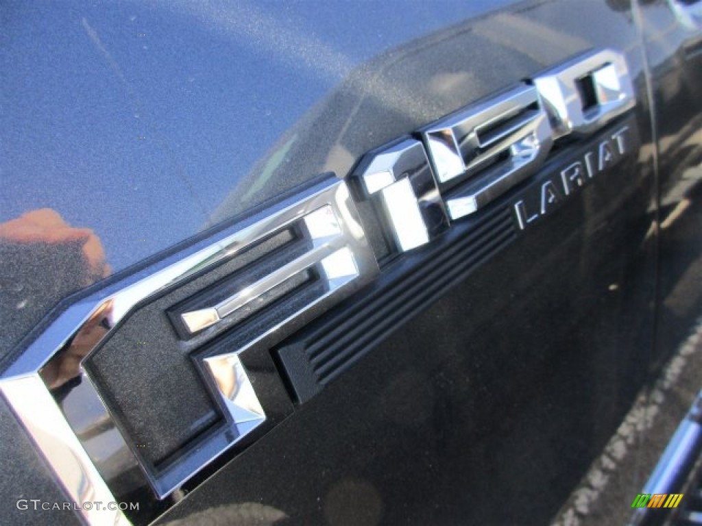 2016 F150 Lariat SuperCrew 4x4 - Magnetic / Black photo #3